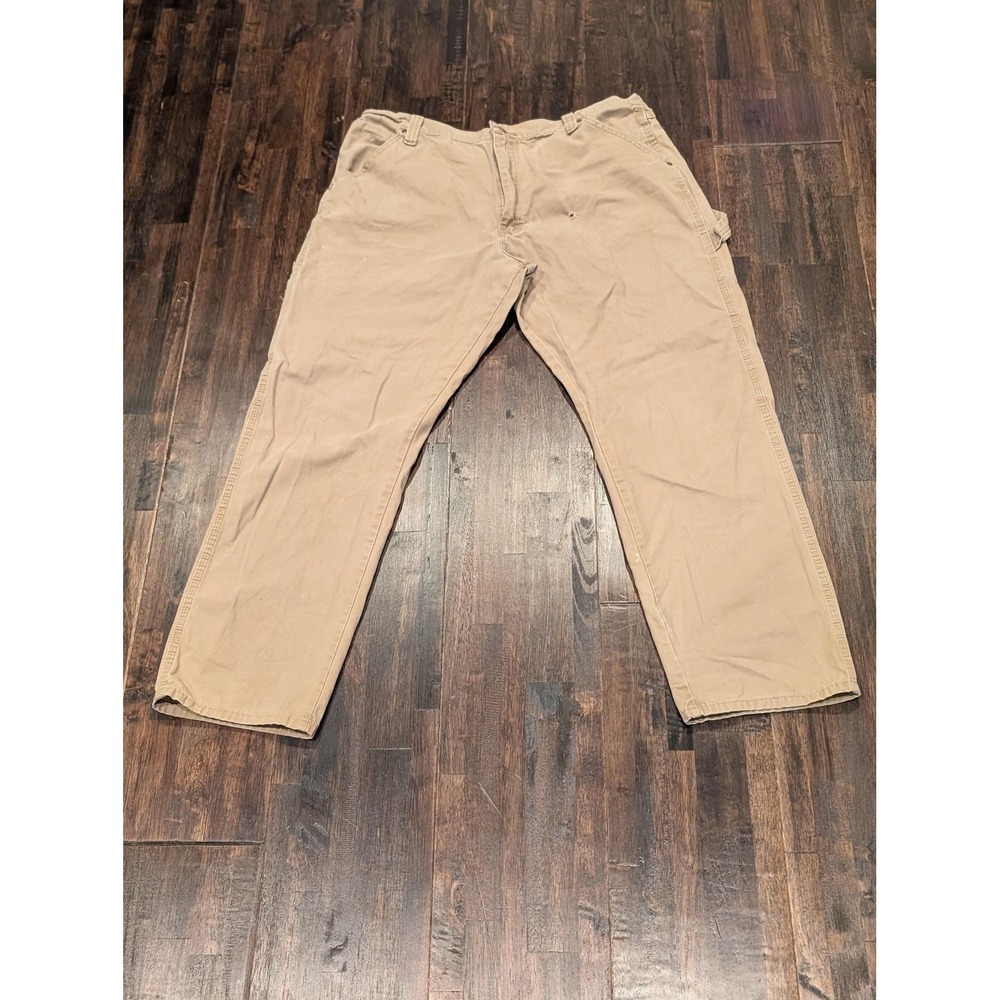 Vintage‎ Wrangler Pants Mens 40x32 Khaki Carpenter Workwear Hammer Y2K Loop Y2K